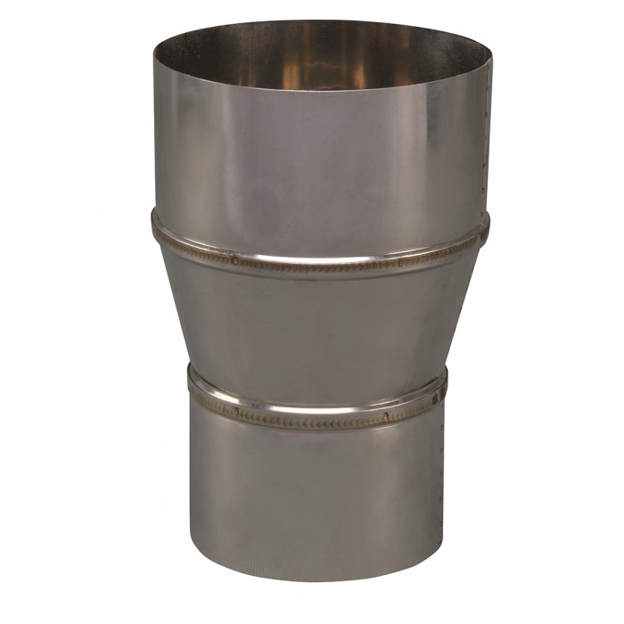 Verloopstuk enkelwandig 89 mm uitw. - 100 mm voor rookkanaal RVS-304 main product photo