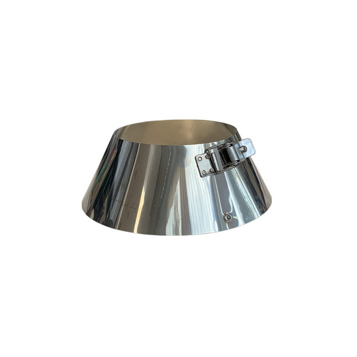 Stormkraag Ø150 mm voor rookkanaal enkelwandig RVS-316 main product photo