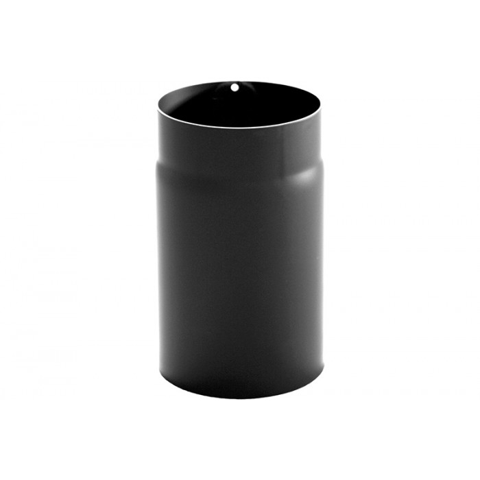 Pijp Ø130 mm 250 mm voor rookkanaal enkelwandig staal zwart  main product photo