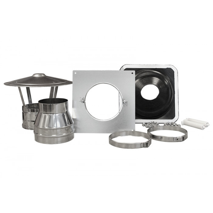 Accessoireset dakdoorvoer DW Ø150 mm RVS-304 main product photo