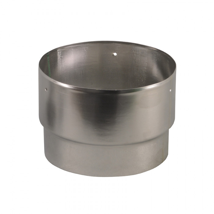 Aansluitstuk flexibel Ø80 mm voor rookkanaal enkelwandig RVS-304 main product photo