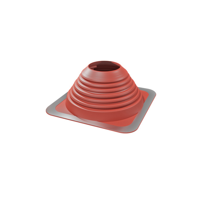 Doorvoermanchet 0-45° Ø127-230 mm rood (304 x 304 mm) silicone main product photo