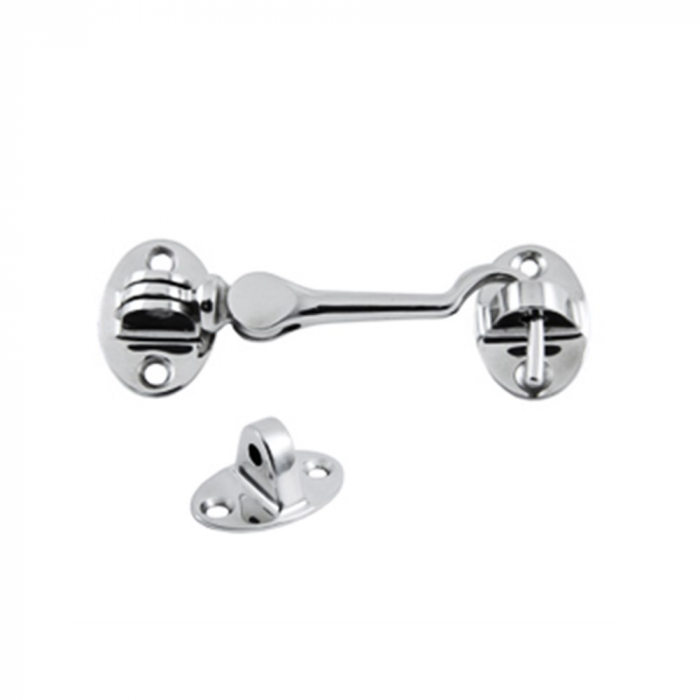 Kabinenhaken mit 2 Gegenplatten 102 x 37 mm Edelstahl-316 (A4) main product photo