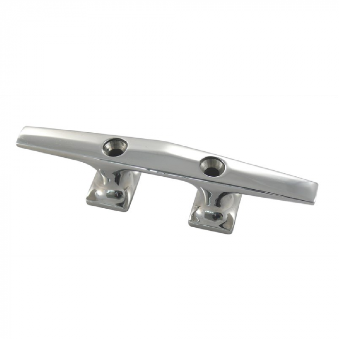 Klampe mit Buckel und 2 Bohrungen 160 mm Edelstahl-316 (A4) main product photo