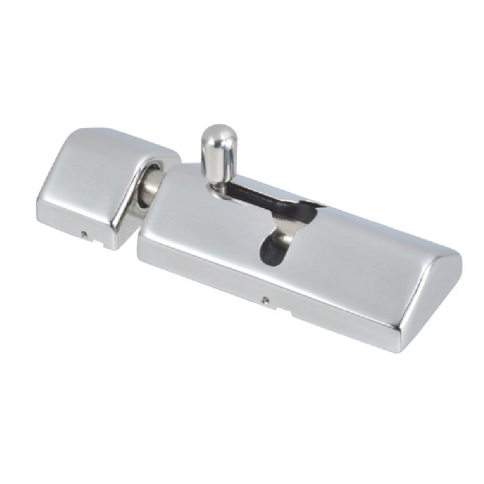 Schieberiegel mit Abdeckung federgelagert 67 mm für Aufbau Edelstahl-316 (A4) main product photo