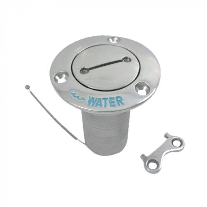 Ersatzdeckel mit Kette 1 1/2" GAS/DIESEL/WATER Edelstahl-316 (A4) main product photo