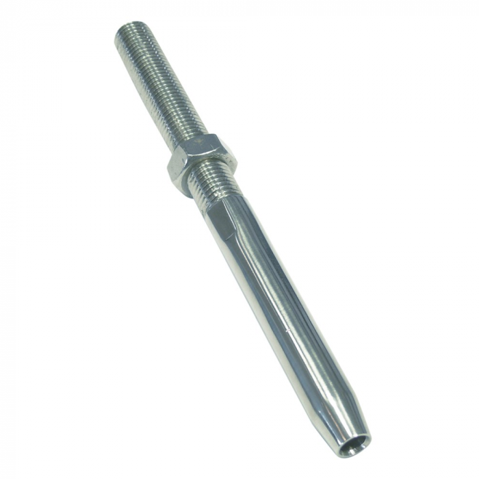 Terminal mit Linksgewinde 8 mm/M12L inkl. Mutter Edelstahl-316 (A4) main product photo