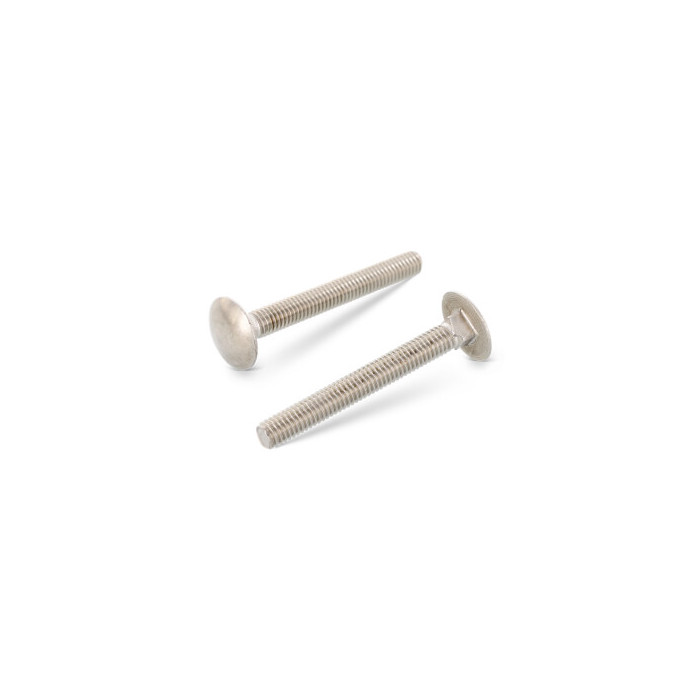 Flachrundschrauben mit Vierkantansatz, Vollgewinde DIN 603 A2 M10X35/35 (100 Stück) main product photo