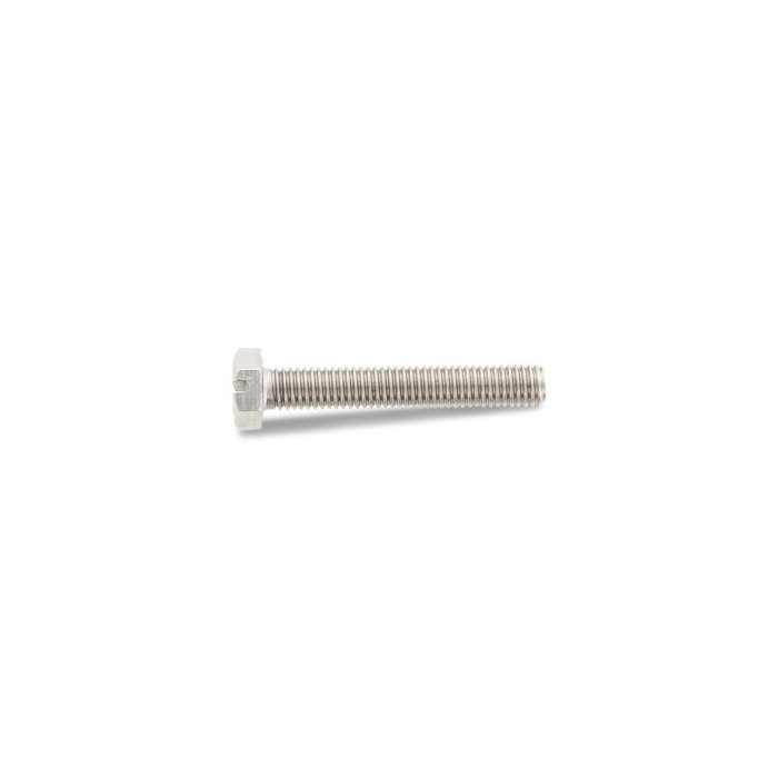 Sechskantschrauben mit Vollgewinde und Schlitz DIN 933 A4 M4X40 SZ (500 Stück) main product photo