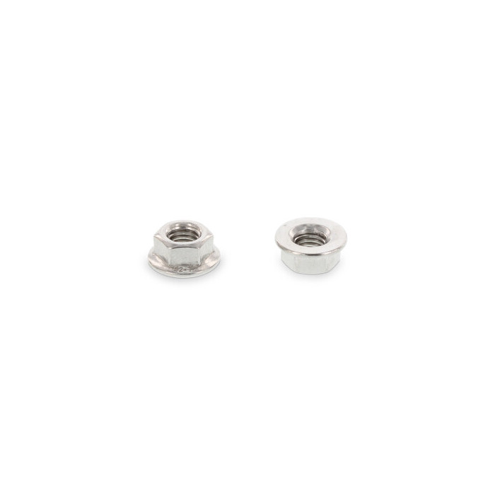 Sechskantmuttern mit Flansch ohne Sperrverzahnung DIN 6923 A2 M4 (500 Stück) main product photo