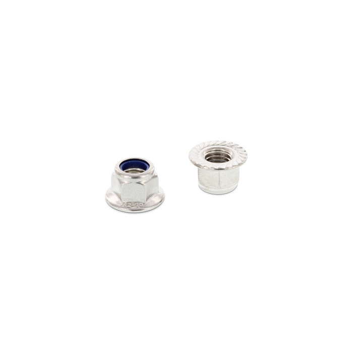 Flanschmuttern selbstsichernd mit Sperrverzahnung DIN 6926 A4-80 M6 (100 Stück) main product photo