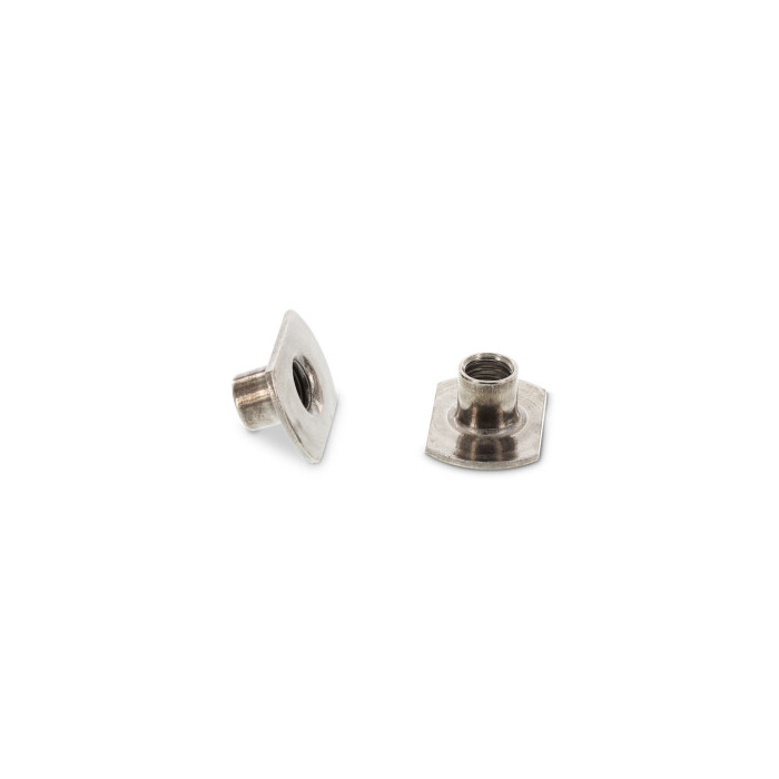 Anschweißmuttern Form C ohne Schweißpunkte Art. 9060 A2 M4 d 17 / h 6 (100 Stück) main product photo