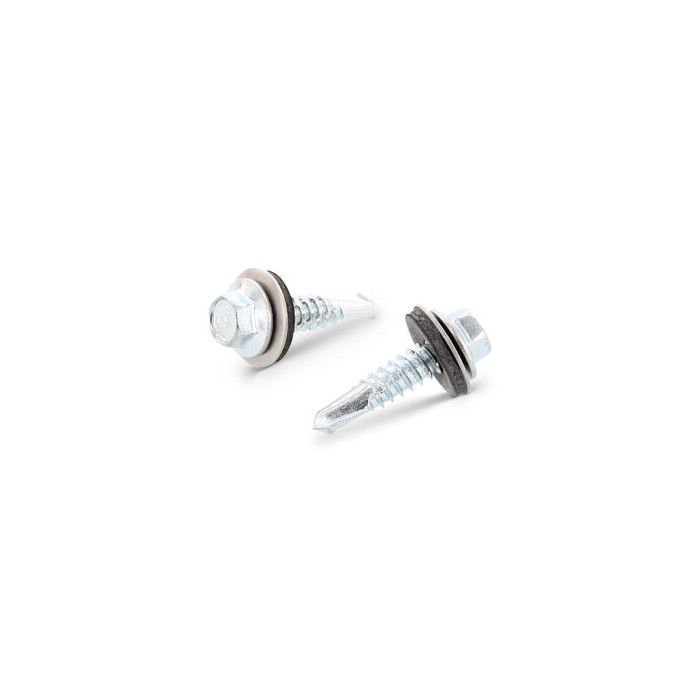 6-kt. Bi-Metall Bohrschrauben, Bohrleistung 6 mm Art. 9504 A2/CV 6,3X25 DS 16 mm (500 Stück) main product photo