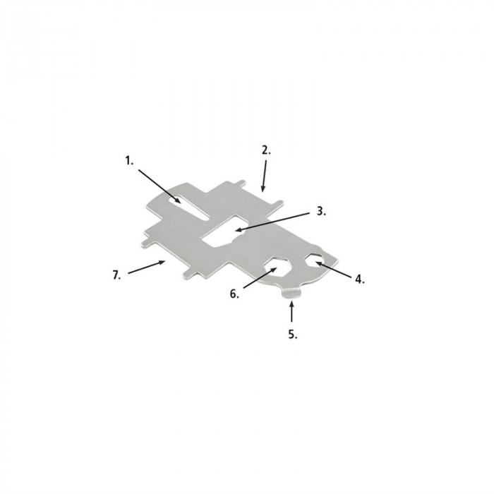 Universal Decksschlüssel 98 x 70 mm Edelstahl-304 (A2) main product photo