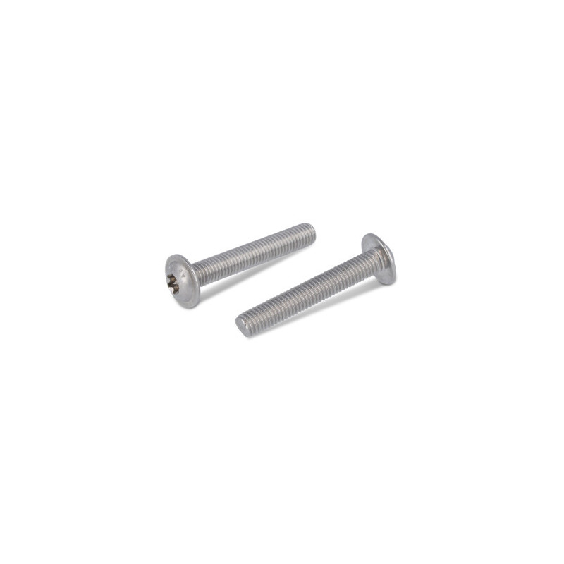 50 sets lenskopschroeven M4 roestvrij staal zwart schroeven M4 x 20 mm