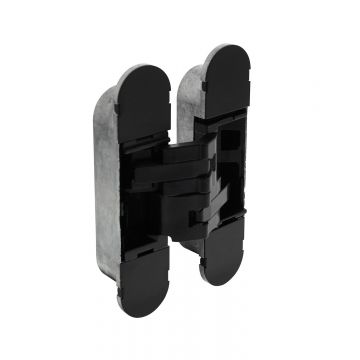 Intersteel Scharnier 130 x 30 mm Zinkdruckguss €" schwarz 3D verstellbar