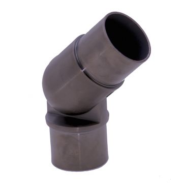 Rohrverbinder variabel für Rohr 42,4 x 2,0 mm massiv Edelstahl anthrazitgrau Modell 0221