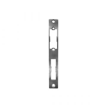 Flachschließblech für elektrische Türöffner 176 x 23,5 x 3 mm Edelstahl