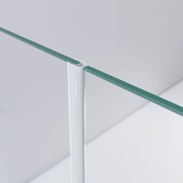 Streifendichtung für Glastür Frences transparent 10 mm