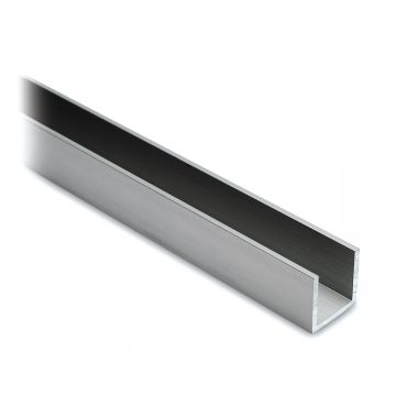 U-Profil 15 x 15 x 15 mm Edelstahl Design Material Aluminium