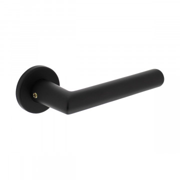 Intersteel Türgriff Broome auf Rosette 50x7 mm Aluminium schwarz