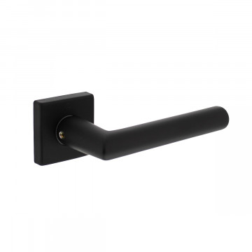 Intersteel Türgriff Broome auf Rosette 50x50x10 mm Aluminium schwarz