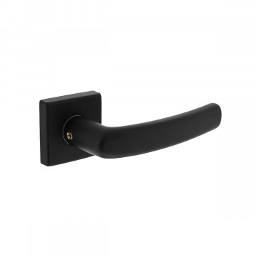 Intersteel Türgriff Denham auf Rosette 50x50x10 mm Aluminium schwarz