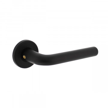 Intersteel Türgriff Derby auf Rosette 50x7 mm Aluminium schwarz