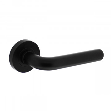 Intersteel Türgriff Agatha auf Rosette 53x8mm mattschwarz