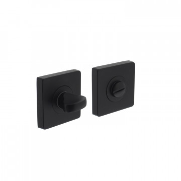 Intersteel Rosette Toiletten-/Badarmatur quadratisch mattschwarz