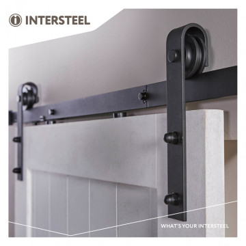 Intersteel Schiebetürsystem Basic mattschwarz