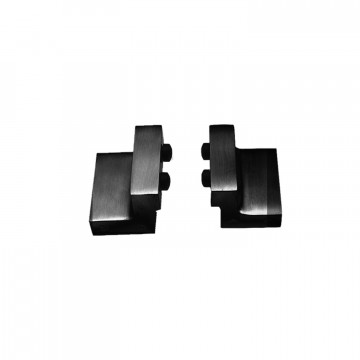 Intersteel 2er-Set Stopper für Schiebetürsystem, inkl. Befestigung, mattschwarz