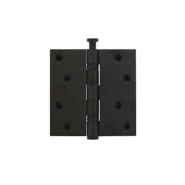 Intersteel Kugellagerscharnier gerade bis 70 kg mattschwarz Edelstahl-304