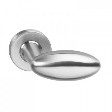 Intersteel Türgriff Golfschläger aufgehängt an Rosette ˜52x10 mit Ring Edelstahl gebürstet