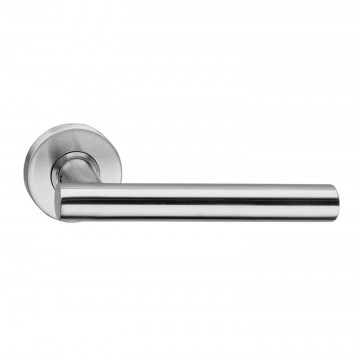 Intersteel Türgriff Staf hängend an Rosette ˜53x10 mit Ring Edelstahl gebürstet