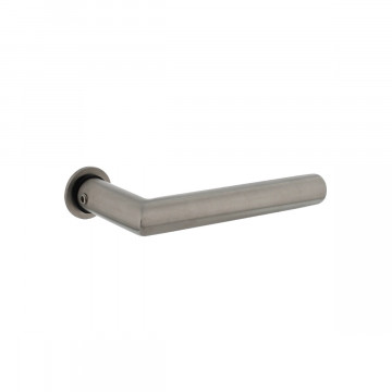Intersteel Türgriff Jura mit minimalistischer Rosette aus gebürstetem Edelstahl