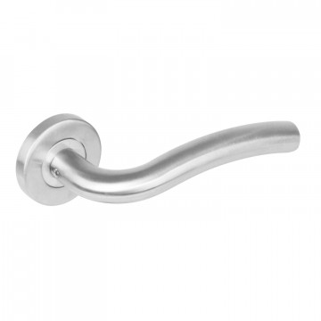 Intersteel Türgriff Lisa auf Rosette mit 7 mm Nocken Edelstahl gebürstet
