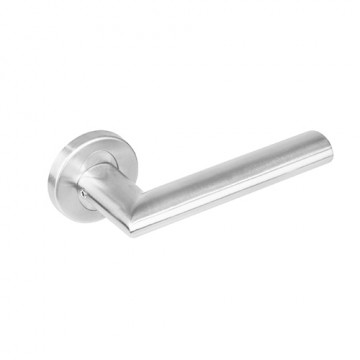 Intersteel Türgriff Girona auf Rosette mit 7 mm Nocken Edelstahl gebürstet