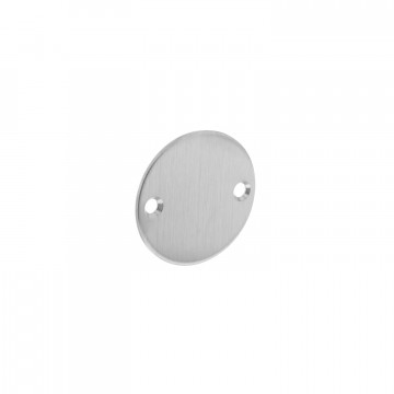 Intersteel Rosette rund flach 50 mm blind Edelstahl gebürstet
