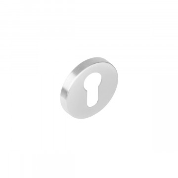 Intersteel Rosettenprofil Zylinderloch Rundnasen Edelstahl gebürstet 53mm