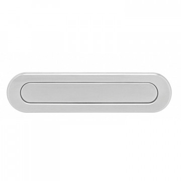 Intersteel Briefkasten oval mit Feder Edelstahl gebürstet