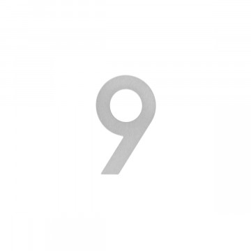 Intersteel Hausnummer 9 150x2mm Edelstahl gebürstet