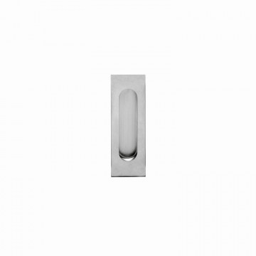 Intersteel Schiebetürgriff Rechteck 170x50mm blind Edelstahl gebürstet