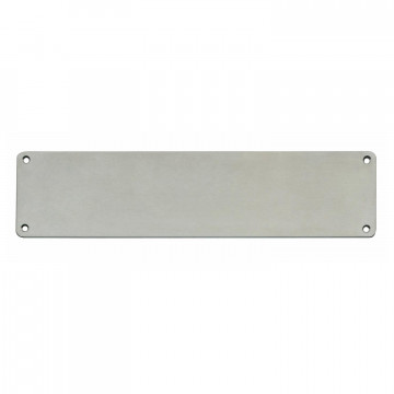 Intersteel Türschild 80 mm x 330 mm aus gebürstetem Edelstahl