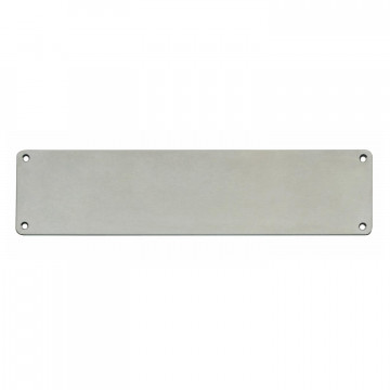 Intersteel Türschild 80 mm x 475 mm aus gebürstetem Edelstahl