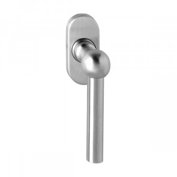 Intersteel Fenstergriff L-Form Edelstahl gebürstet