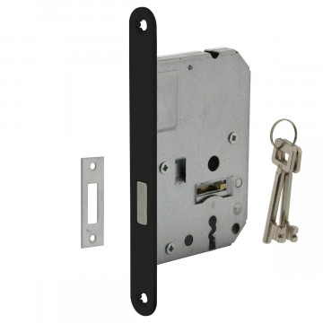 Intersteel Wohnklavierschrankschloss 55 mm schwarz