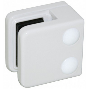 Glasklemmrohr Ø 42,4 mm Zinklegierung weiß Modell 2100