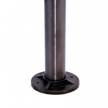 Baluster mit Gewindelöchern 42,4 x 2,0 mm 970 mm Edelstahl anthrazitgrau Modell 0932