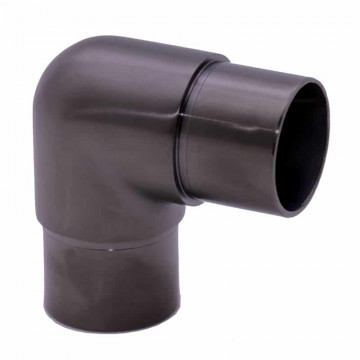 Rohrverbinder für Rohr 42,4 x 2,0 mm Edelstahl anthrazitgrau